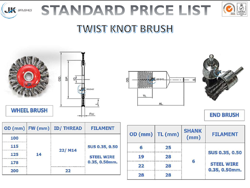 Twist knot Brush