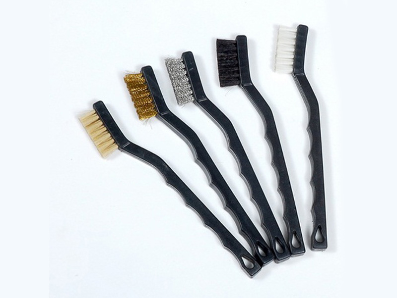 Handle Brush ขนไนลอน ขนแอพบรัสซีพ ขนสแตนเลส ขนหญ้า